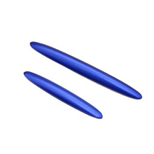 (Een set blauw) CNC aluminium motorfiets tank scuff trim strip zijbescherming decoratie voor BMW F650GS