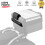 (Clear Set 2) Fender Eliminator Rear Tail Tidy LED Φως φρένων Ένδειξη στροφής Κάτοχος 2