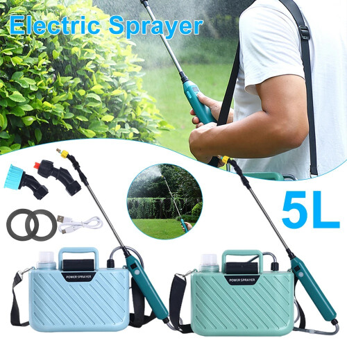 (Μπλε 5L Sprayer) 5L Electric Sprayer Back Irrigation Sprayer Επαναφορτιζόμενο γεωργικό 1