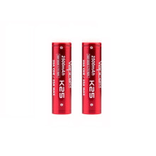 2x Vapcell K25 18650 2500mAh 20A 3.7V Battery