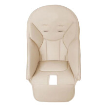 (Cojín solo para BG) Funda de cuero sintético para cojín de silla de bebé, compatible con Prima Pappa