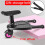 (Scooter Pink) Παιδικό καρότσι Προσαρμογέας πεντάλ καροτσιού Αξεσουάρ 1
