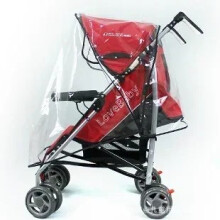 (Rosso standard) Accessori per passeggino Copertura antipioggia impermeabile Scudo antipolvere trasparente