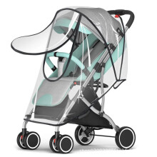 Housse de pluie universelle pour poussette (fermeture éclair EVA) - Protection contre le vent et le