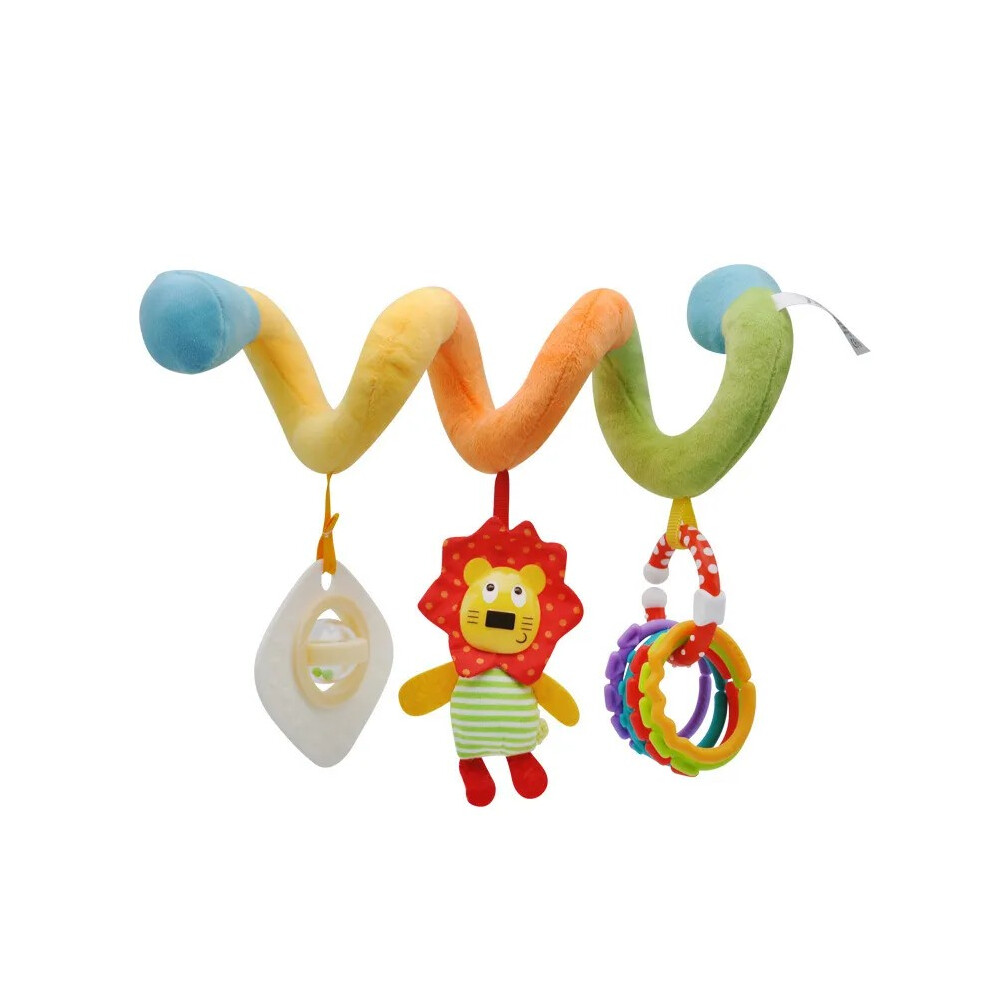 (Lion) Nouveau jouet doux pour berceau, poussette, jouet en spirale pour nouveau-né, siège auto, hochets