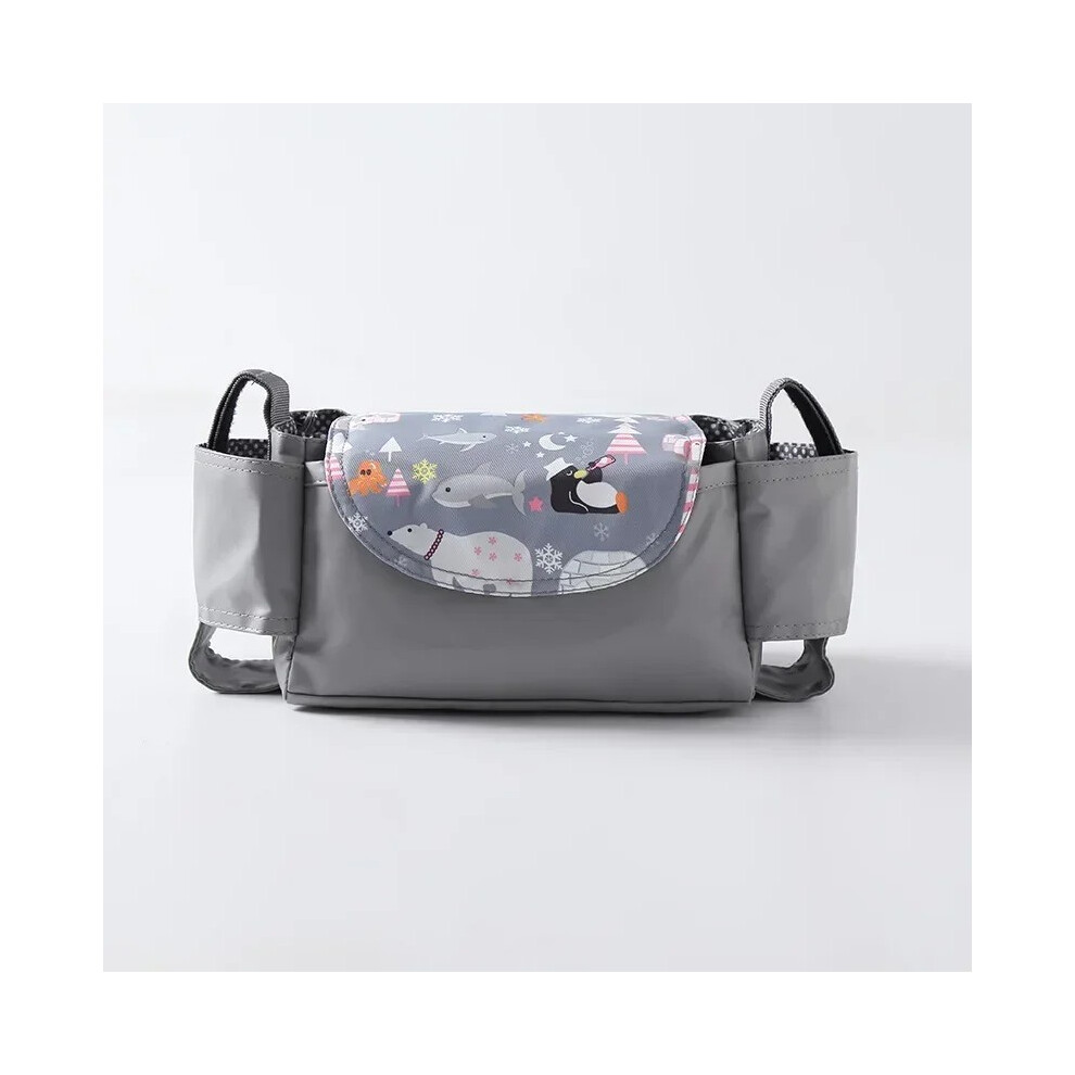(Grizzly) Sac de poussette Organisateur de landau Accessoires pour bébé Porte-gobelet Housse Nouveau-nés