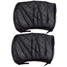 (bakre fordonsfönster delar fönster) 2st bil styling tillbehör Solskydd Auto UV-skydd Gardin sido fordonsfönster