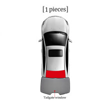 Parabrisas trasero para Mazda 3 Sedán BM Mazda3 Mk3 2014-2018, parasol para ventana lateral trasera