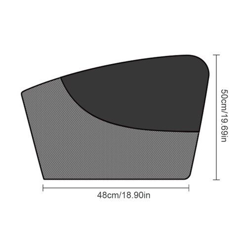 (50CMX9CM-Con Fiber) 2 τεμ. για αυτοκόλλητα πλαϊνά αυτοκόλλητα αυτοκινήτου