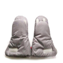 (Gris) Gants universels pour poussette, respirants, pour poignée de vélo, imperméables, chauffe-mains