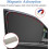 (90CMX16CM-Πολύχρωμο λέιζερ) 2 τεμ. για αυτοκόλλητα πλαϊνά αυτοκόλλητα 4