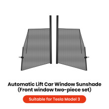 (Modell 3 fram 2st)YZ Tesla Model 3 Y 2021-2023 Bilsidofordon Fönsterdelar Fönster Solskydd Främre Bakre