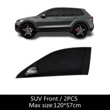 (2Pc SUV fram)Bil solskyddsgardiner Universal sidofordon Fönsterdelar Fönsterskydd SUV Gardiner Skyddsavstötande