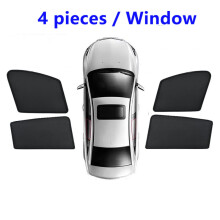 (4st främre bak) För BMW 3-serie Touring F31 2012~2019 Vagn Magnetisk solskydd Fordonsfönsterdelar Fönstervisir