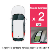 (anpassad passform)2 st Magnetisk bil framsida fordonsfönsterdelar Fönstersolskydd för Benz GLA GLC