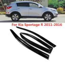 För Kia Sportage R 2011 2012 2013 2014 2015 2016 Fordonsfönsterdelar Fönstervisir Regnskydd väderskydd