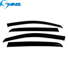 (Svart)Fordonsfönsterdelar Fönstervisir för VW Golf 6 Mk6 Hatchback 2009 2010 2011 2012 2013 Bilfordonsfönsterdelar