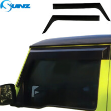 (2PCS)Sidofordonsfönsterdelar Fönsterdeflektor för Suzuki Jimny MK4 JB64W-JB74W 2019 2020 2021 2022