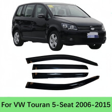 För VW Touran 5-sits 2006-2015 Bilstylingtillbehör Fordonsfönsterdelar Fönstervisiravvisare Sol Regnavvisare