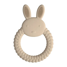 (Lapin Sandy) 1 anneau de dentition en silicone de qualité alimentaire pour bébé, jouet de dessin animé,