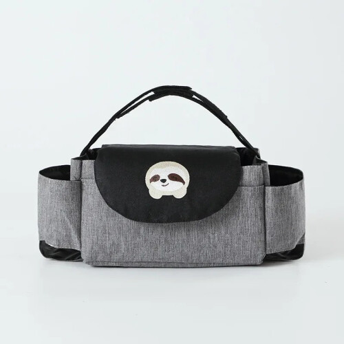 (Gray Sloth) Τσάντα πάνας Cartoon Baby Stroller Organizer Πάνες Τσάντες πάνες Carriage