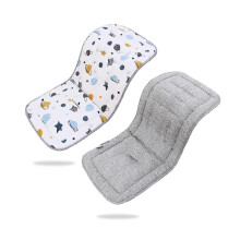 (Ivoire) Doublure de siège de poussette pour bébé, tapis de chaise de voiture, matelas de chariot pour