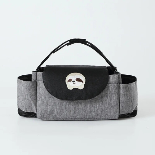 (Gray Sloth) Τσάντα πάνας Cartoon Baby Stroller Organizer Πάνες Τσάντες πάνες Carriage