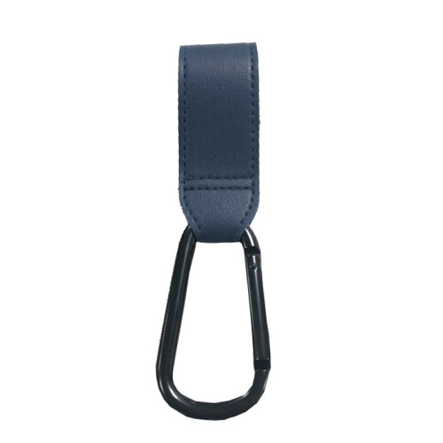 (A-1PCS Μπλε)Γάντζος καροτσιού μωρού Fashion PU Δερμάτινο ρυθμιζόμενο