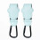 (B-2PCS Μπλε)Γάντζος καροτσιού μωρού Fashion PU Δερμάτινο ρυθμιζόμενο 1