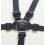 (Μαύρο) Baby Universal 5 Point Harness Ζώνες ασφαλείας για παιδικό καρότσι 1