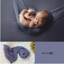 (GK-11-40x180cm) Puntelli per fotografia neonato a 32 colori Morbido ed estensibile Avvolgimento in