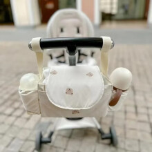 (Orsi beige) Borsa per pannolini Cartone animato Borse per passeggino Pannolini Borse per pannolini