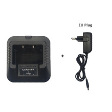 (Con spina europea) Caricabatterie originale UV-5R per walkie talkie UV5R UV5RE UV5RA Accessori radio