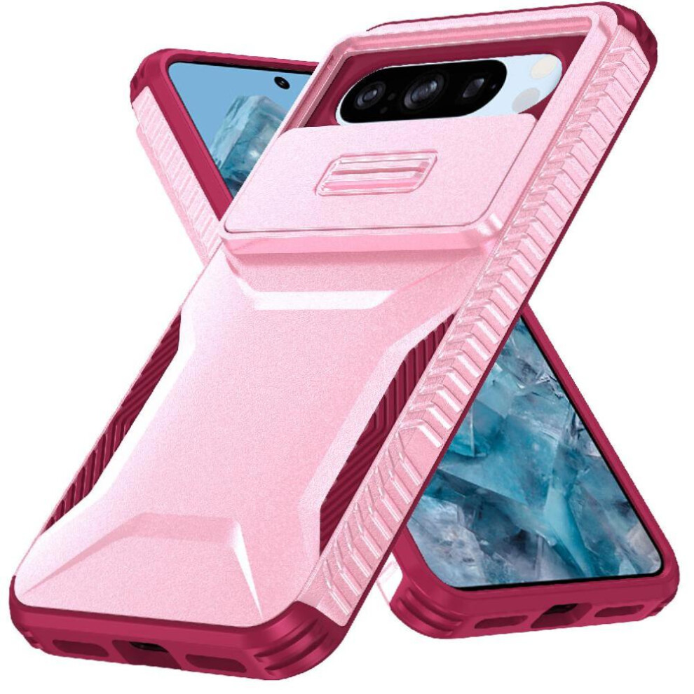 (Pink) Case For Google Pixel 8 Pro Lens Protection Shockproof Lightweight Pink 764544234696