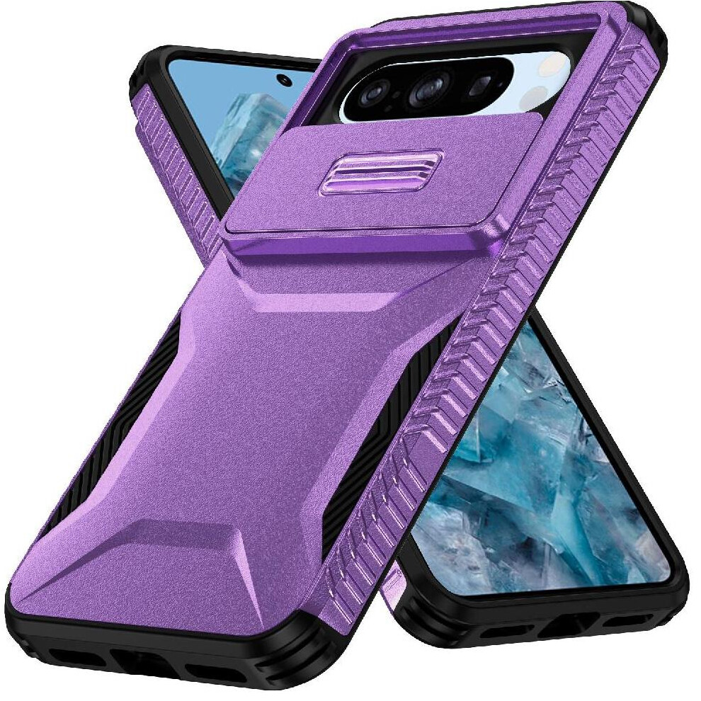 (Purple) Case For Google Pixel 8 Pro Lens Protection Shockproof Lightweight Purple 764544234740
