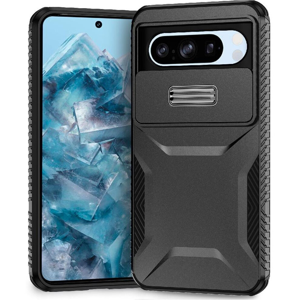 (Black) Case For Google Pixel 8 Pro Lens Protection Shockproof Lightweight Black 764544234719