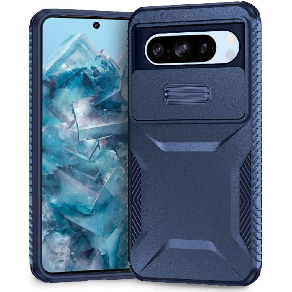 Gangxun (Blue) Case For Google Pixel 8 Pro Lens Protection Shockproof Lightweight Blue