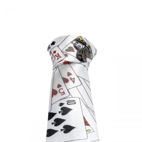 Mens Neck Tie Poker Playing Cards 1