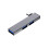 (TypeC-γκρι) 3 σε 1 USB HUB OTG USB 3.0/Type-C 3.0 To 3 USB Splitter Hub Ταχύτητα 5.0 Gbps 1
