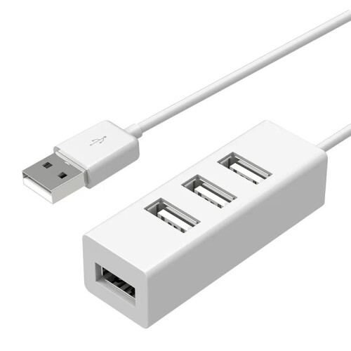 Τροφοδοτικό USB 2.0 HUB HUB 4 Θύρες USB Συμβατό με προσαρμογέα PC Αξεσουάρ