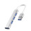 (USB 3.0-Silver) Universal 4 ΣΕ 1 USB-C HUB Κράμα αλουμινίου υψηλής ταχύτητας 1