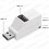 (USB 2.0 Hub White) Adapter Extender Mini Splitter Box 3 Θύρες συμβατό υψηλής ταχύτητας 1