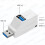 (USB 3.0 Hub White) Adapter Extender Mini Splitter Box 3 Θύρες συμβατό με υψηλή ταχύτητα 1