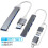 (Τύπος C-Black) Universal 4 ΣΕ 1 USB-C HUB Κράμα αλουμινίου υψηλής ταχύτητας 2