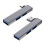 (TypeC-silver) 3 σε 1 USB HUB OTG USB 3.0/Type-C 3.0 To 3 USB Splitter Hub Ταχύτητα 5.0Gbps 2