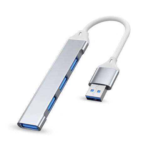 (4 Θύρες USB Slivery)USB 3.0 HUB USB 2.0 HUB USB C HUB Τύπος C HUB Multi Splitter Υψηλή ταχύτητα