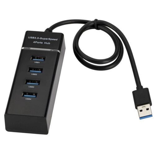 (USB 3.0 HUB) 4 θύρες USB 3.0 Hub USB Hub High Speed USB Splitter Adapter Expander Συμβατό
