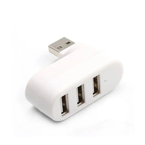 (Λευκό) PzzPss 3 θυρών Multi 2.0 USB HUB Mini USB Hub High Speed Rotate Splitter Adapter Συμβατό
