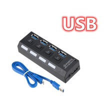 (Πακέτο 1 USB) GRWIBEOU High Speed USB HUB 3.0 5Gbps USB 3.0 4 Ports HUB Νεότερο συμπαγές
