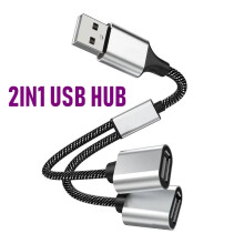 (Έκδοση 2IN1 USB) Επεκτάσεις διανομέα USB τύπου C 4 θύρες Διαχωριστής
